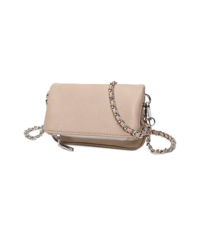 T11813 - Bolso de mano con bandolera y bolsillo frontal