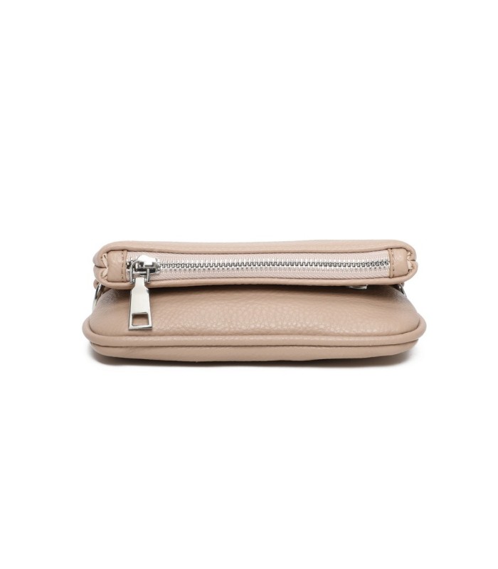 T11813 - Bolso de mano con bandolera y bolsillo frontal