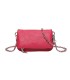 T11813 - Bolso de mano con bandolera y bolsillo frontal