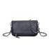 T11813 - Bolso de mano con bandolera y bolsillo frontal