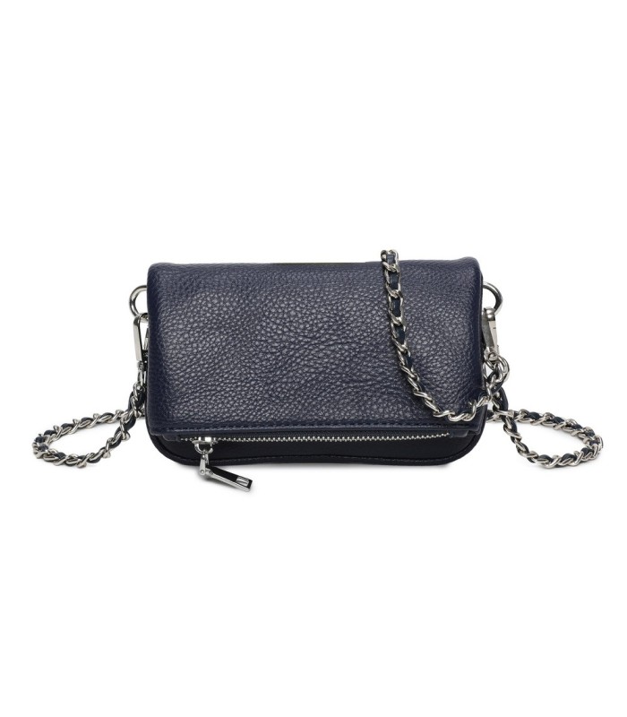 T11813 - Bolso de mano con bandolera y bolsillo frontal