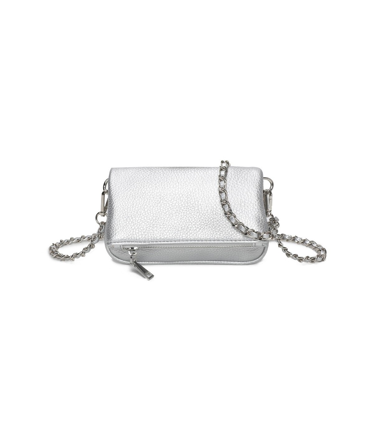 T11813 - Bolso de mano con bandolera y bolsillo frontal