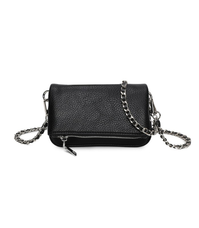 T11813 - Bolso de mano con bandolera y bolsillo frontal