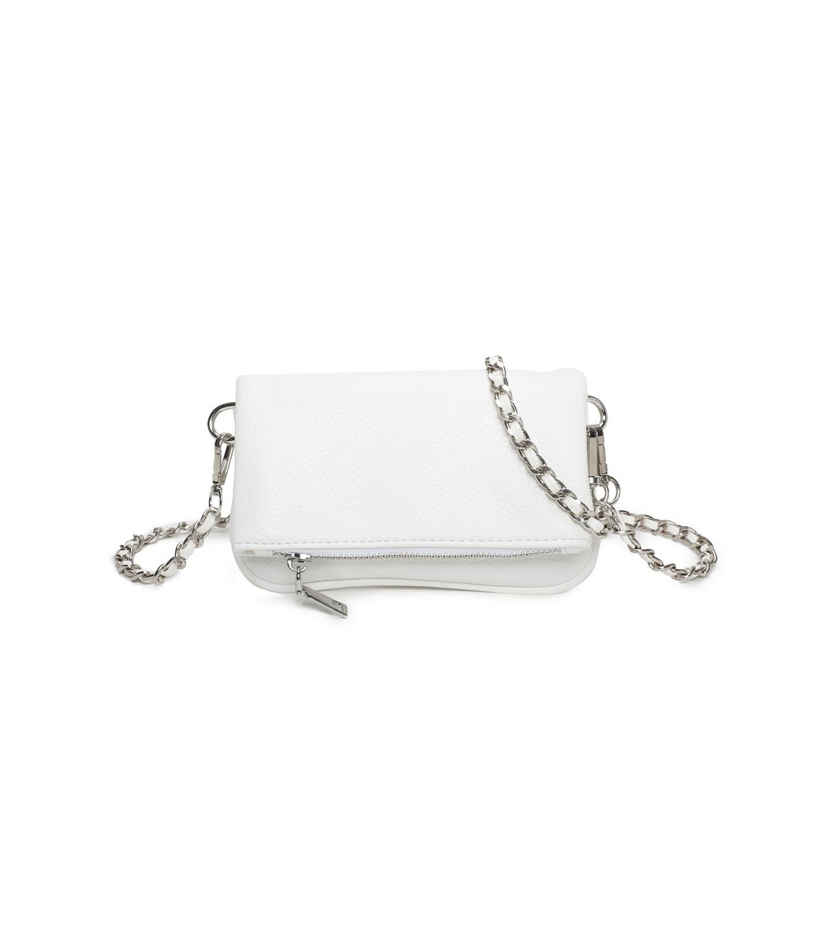 T11813 - Bolso de mano con bandolera y bolsillo frontal