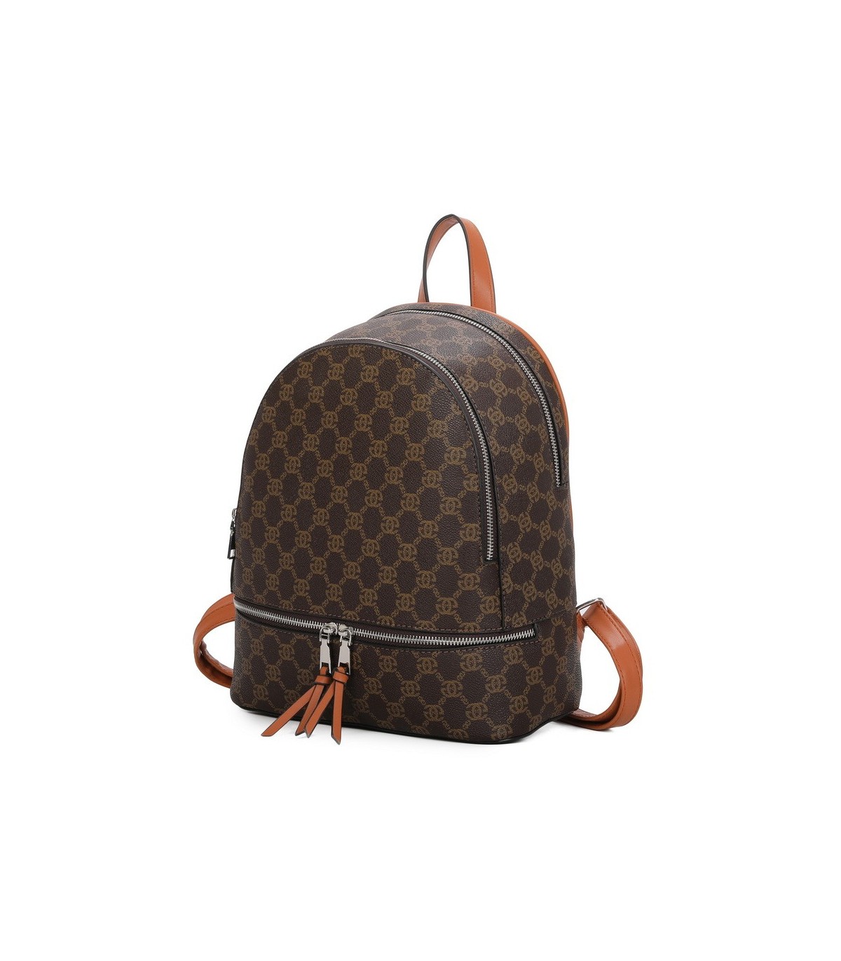 T11795 - Mochila con dos compartimentos y bolsillo trasero antirrobo