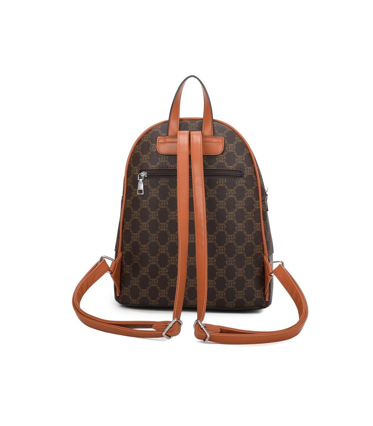 T11795 - Mochila con dos compartimentos y bolsillo trasero antirrobo