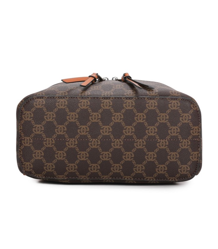 T11795 - Mochila con dos compartimentos y bolsillo trasero antirrobo