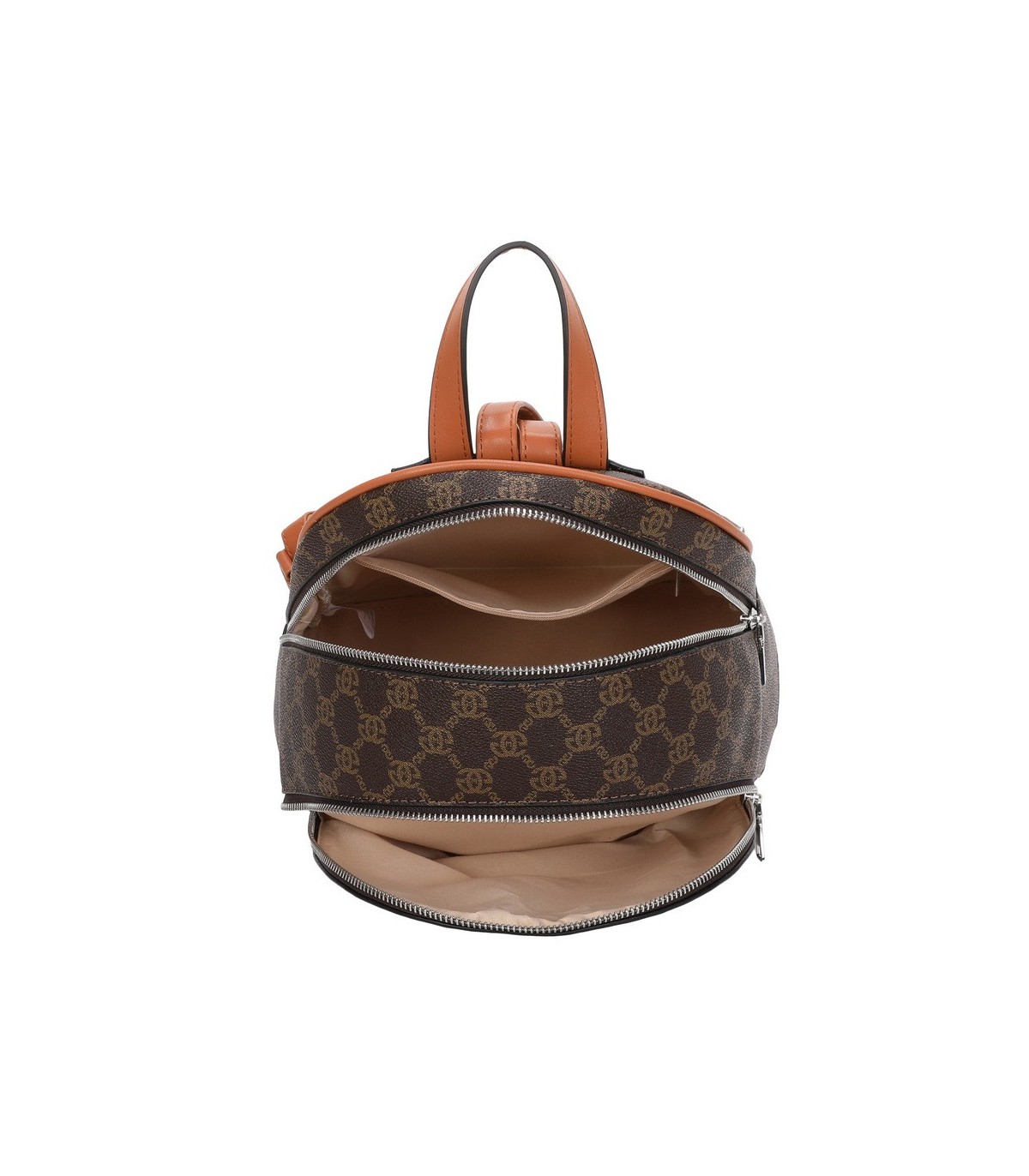 T11795 - Mochila con dos compartimentos y bolsillo trasero antirrobo
