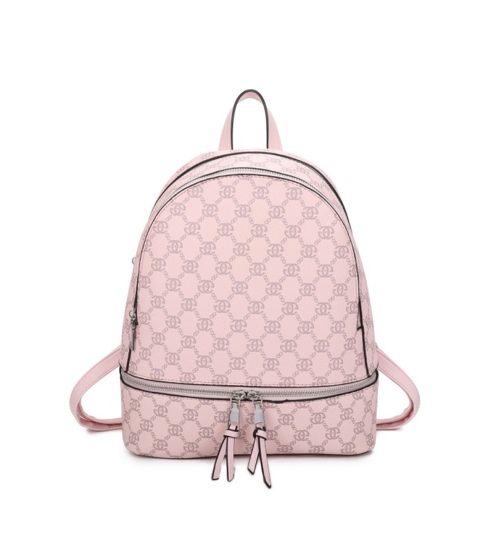 T11795 - Mochila con dos compartimentos y bolsillo trasero antirrobo