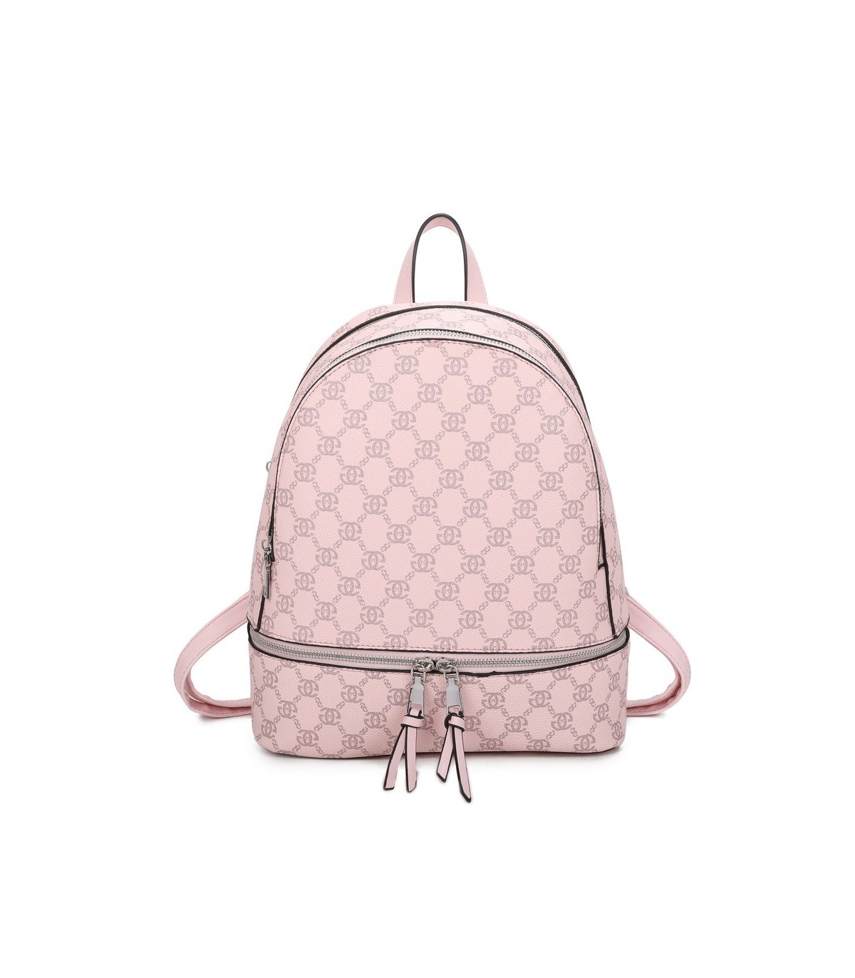 T11795 - Mochila con dos compartimentos y bolsillo trasero antirrobo