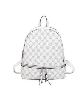 T11795 - Mochila con dos compartimentos y bolsillo trasero antirrobo