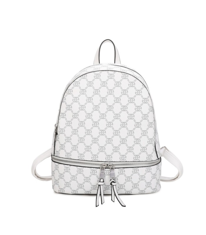 T11795 - Mochila con dos compartimentos y bolsillo trasero antirrobo