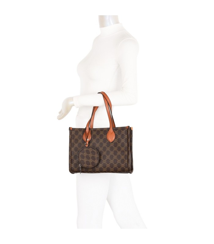 T11791 - Bolso con monedero a juego exterior