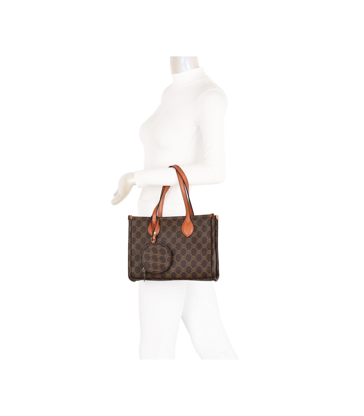 T11791 - Bolso con monedero a juego exterior