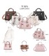 T11815 - Bolso de mano con bandolera y pañuelo decorativo