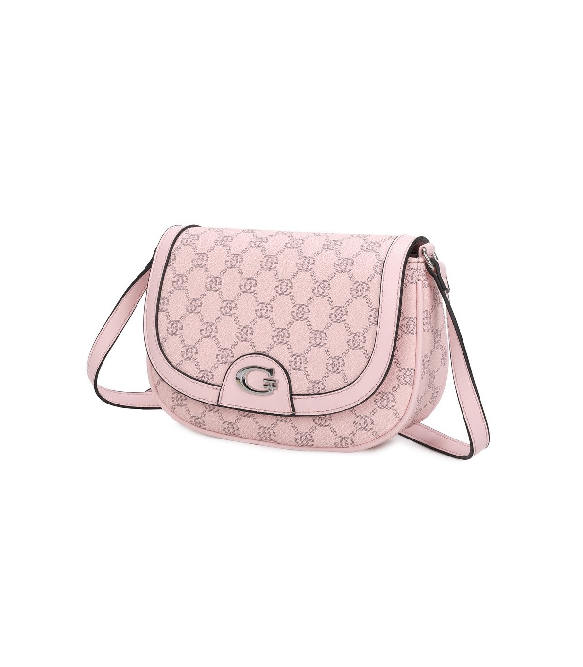 T11776 - Bolso bandolera con G de cierre imantado