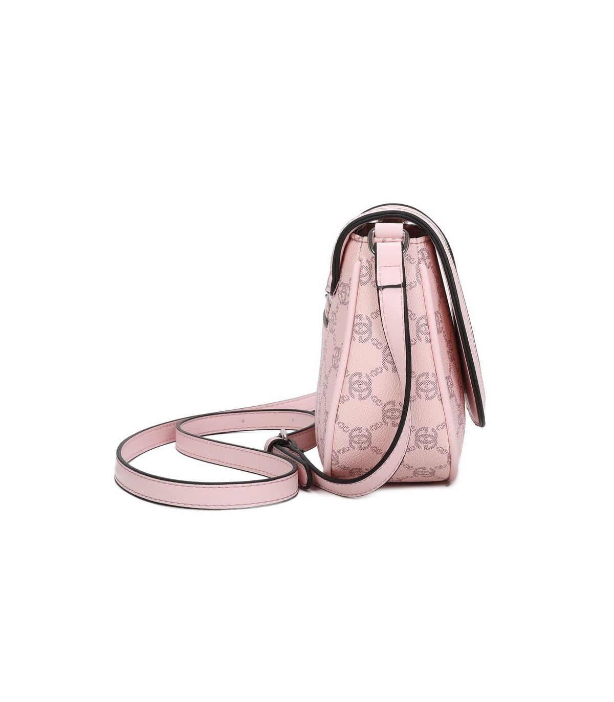 T11776 - Bolso bandolera con G de cierre imantado