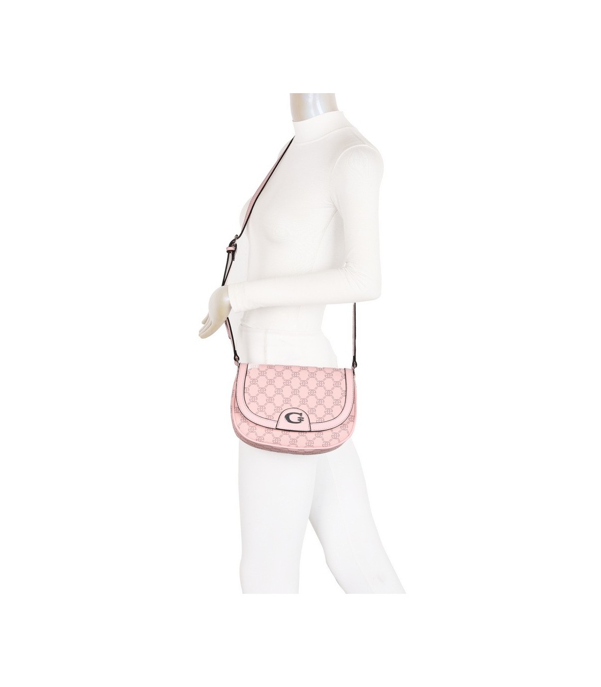 T11776 - Bolso bandolera con G de cierre imantado