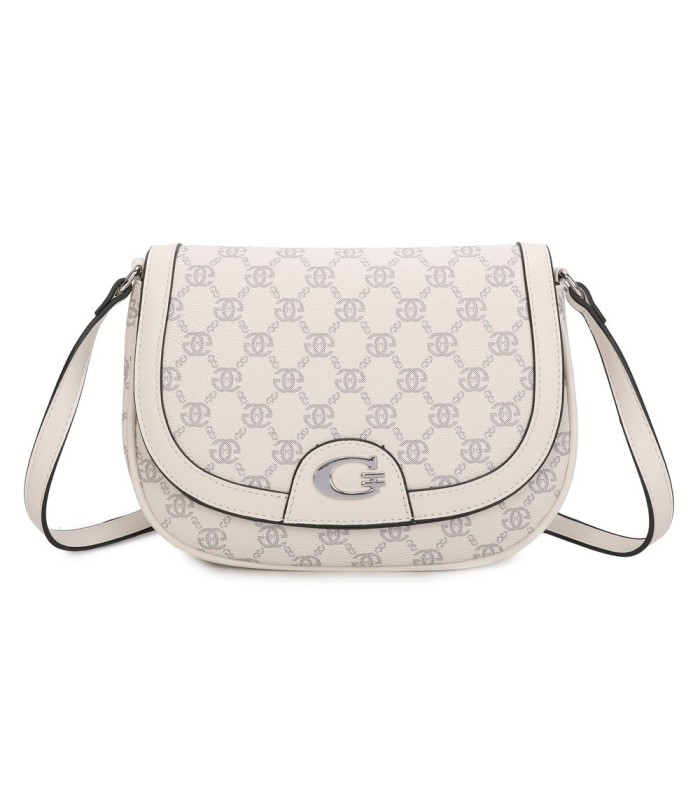 T11776 - Bolso bandolera con G de cierre imantado