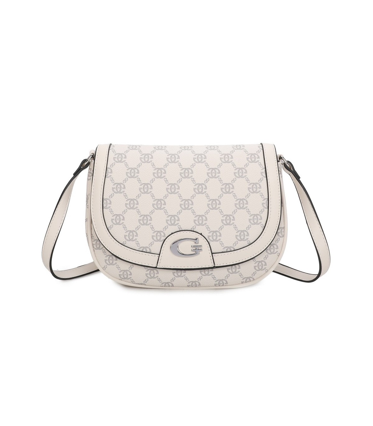 T11776 - Bolso bandolera con G de cierre imantado