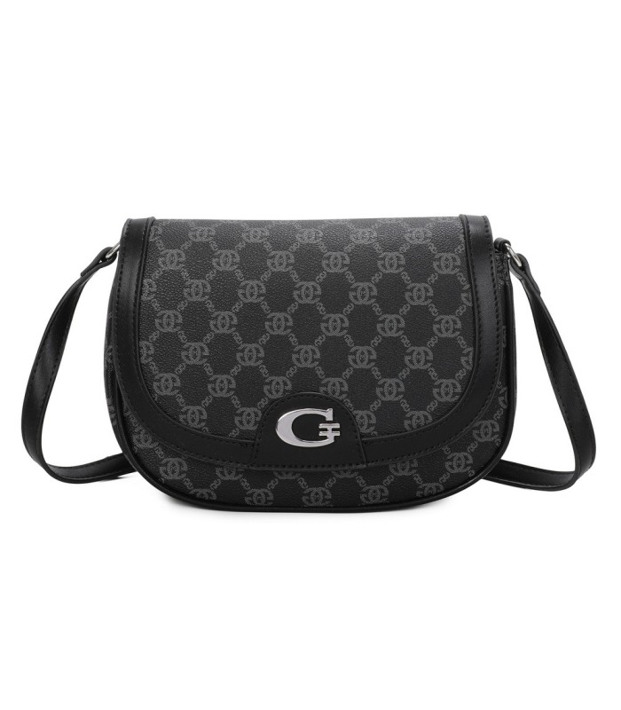 T11776 - Bolso bandolera con G de cierre imantado
