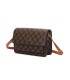 T11793 - Bolso rectangular con bandolera y G metálica