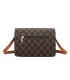 T11793 - Bolso rectangular con bandolera y G metálica