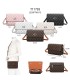 T11793 - Bolso rectangular con bandolera y G metálica