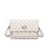 T11793 - Bolso rectangular con bandolera y G metálica