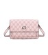 T11793 - Bolso rectangular con bandolera y G metálica