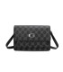 T11793 - Bolso rectangular con bandolera y G metálica