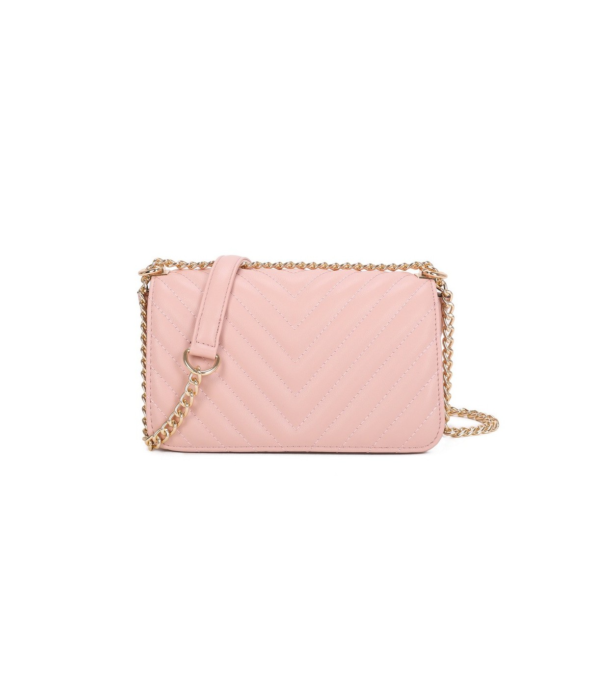 T11817 - Bolso con bandolera de cadena dorada