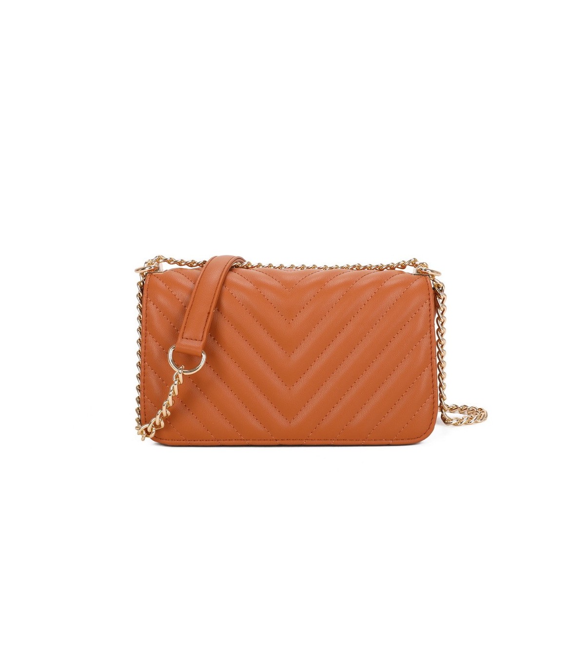 T11817 - Bolso con bandolera de cadena dorada