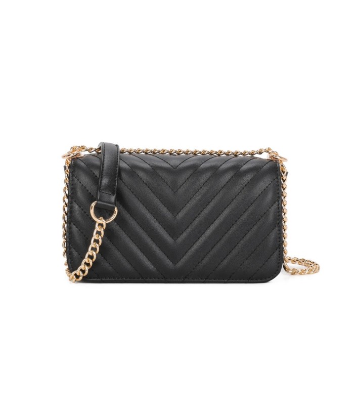 T11817 - Bolso con bandolera de cadena dorada