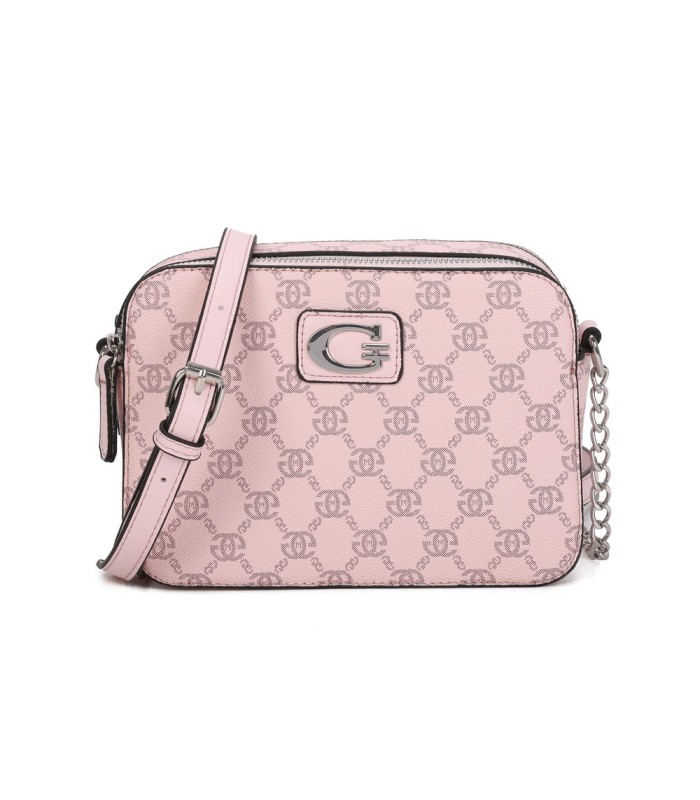 T11777 - Bolso bandolera con G y dos compartimentos