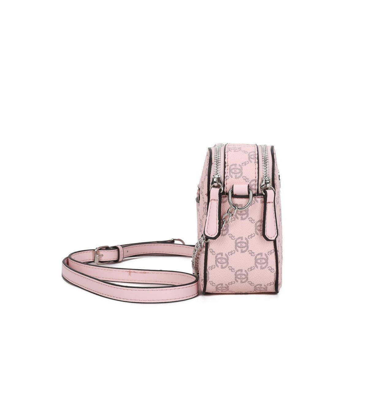 T11777 - Bolso bandolera con G y dos compartimentos