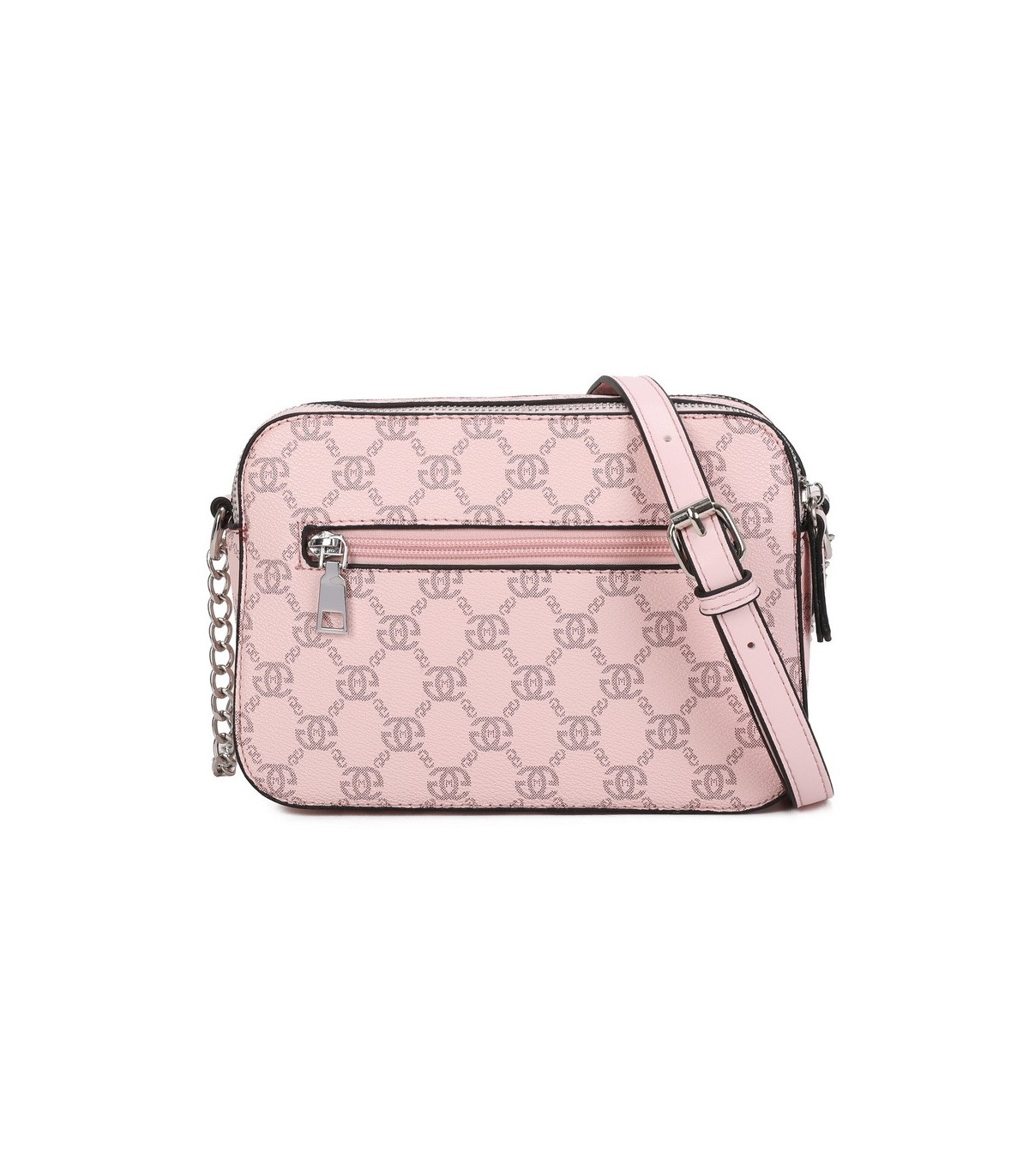T11777 - Bolso bandolera con G y dos compartimentos