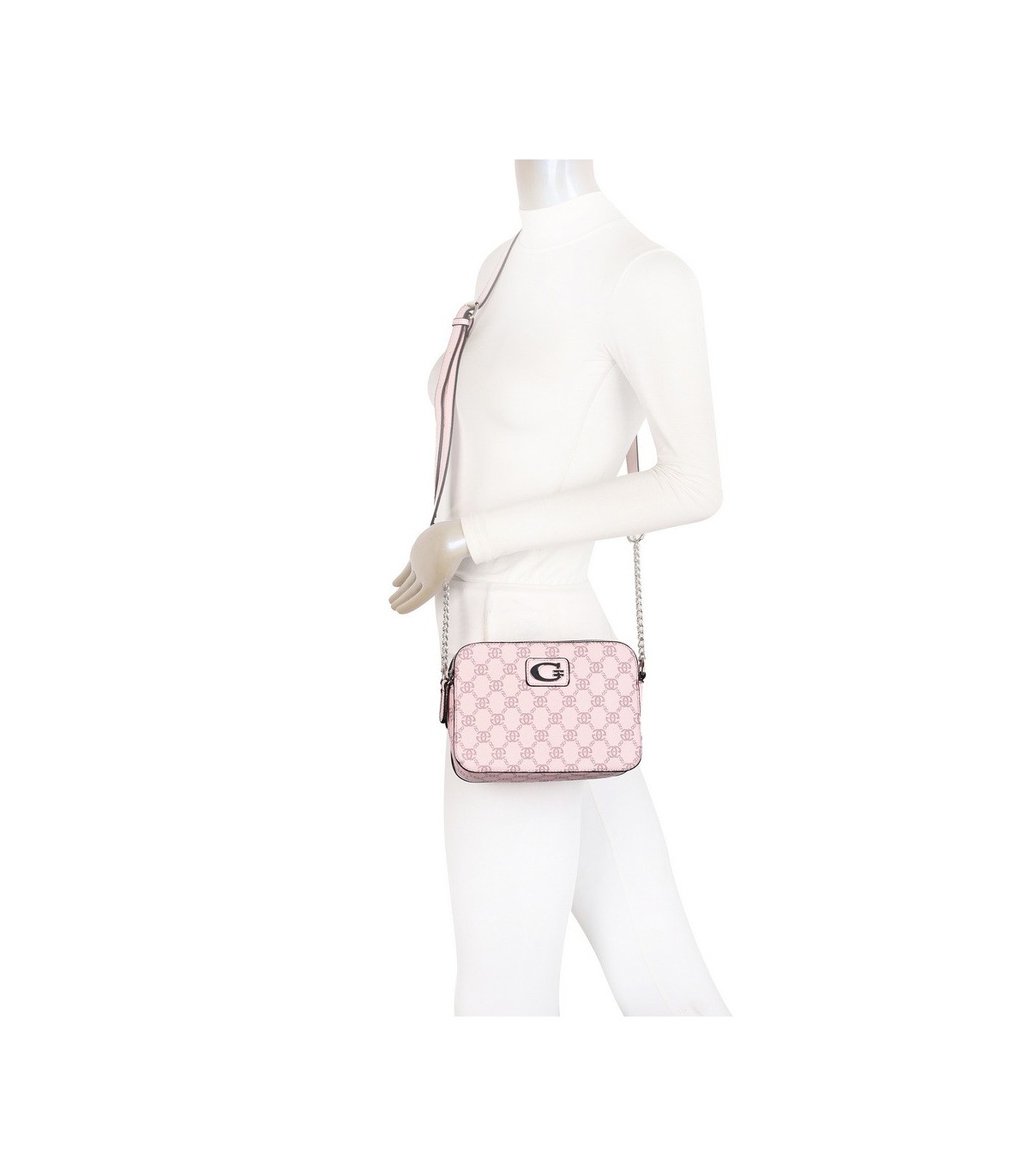 T11777 - Bolso bandolera con G y dos compartimentos