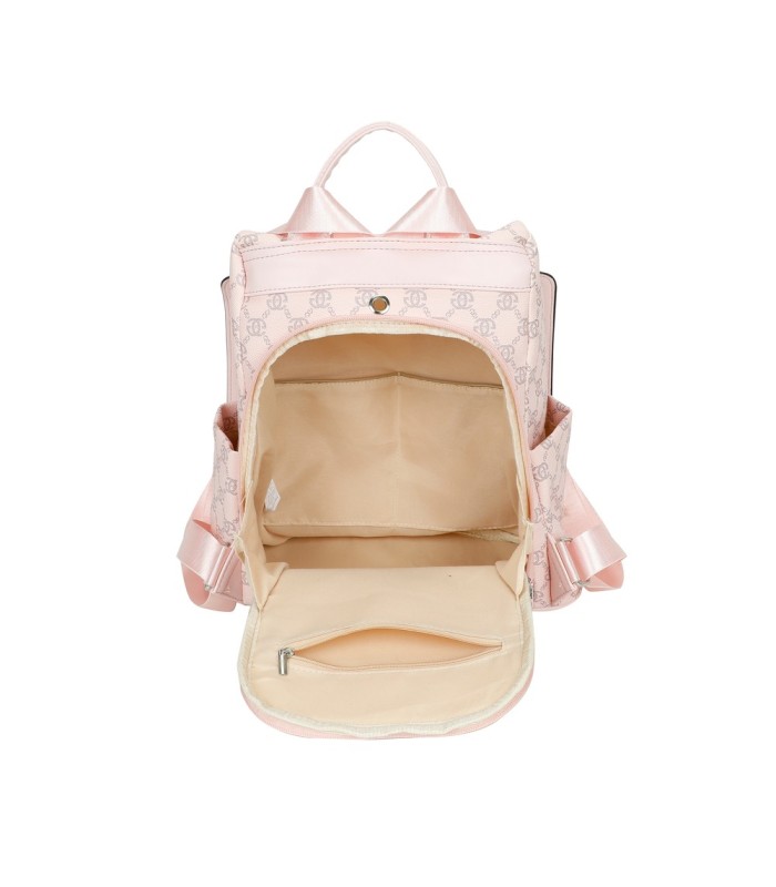 T11772 - Mochila cuadrada con amplio espacio y bolsillo antirrobo