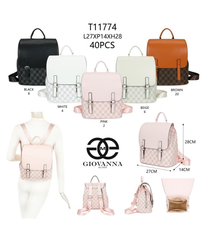 T11774 - Mochila con apertura superior