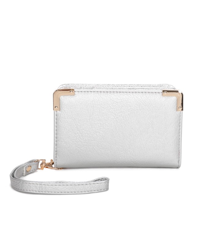 HLLS76 - Monedero bandolera y de mano Liso