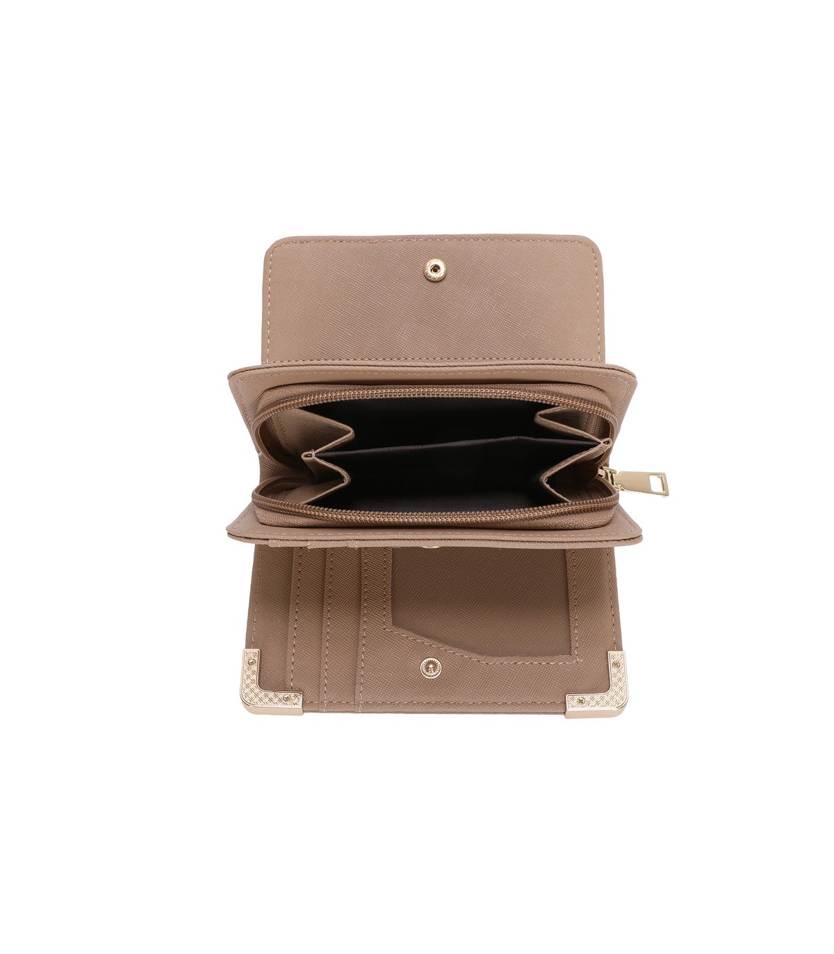 HLLS76 - Monedero bandolera y de mano Liso