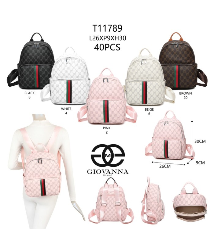 T11789 - Mochila con  bolsillos laterales