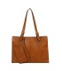 T11708 - Bolso bandolera con 3 compartimentos y monedero a juego