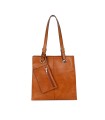 T11812 - Bolso de hombro cuadrado con monedero externo