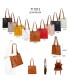 T11812 - Bolso de hombro cuadrado con monedero externo