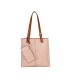 T11812 - Bolso de hombro cuadrado con monedero externo