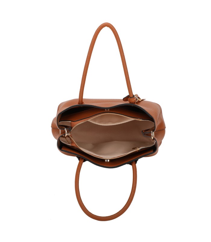 T11814 - Bolso bandolera con borla de colores amplio espacio con bolsillos