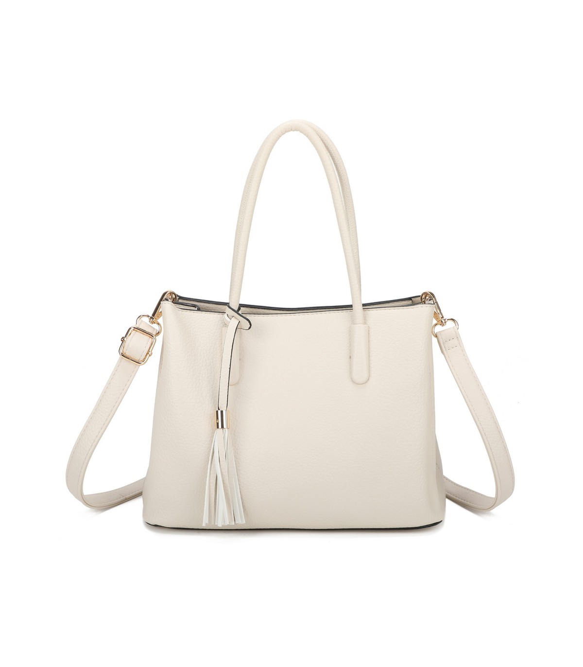 T11814 - Bolso bandolera con borla de colores amplio espacio con bolsillos