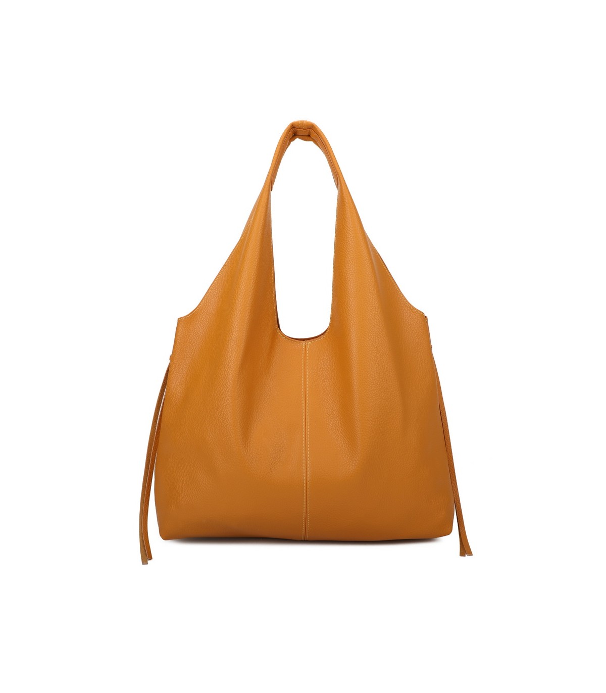 T11825 - Bolso de hombro estilo hongo con bandolera y asa grande